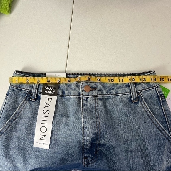 Love fire  Maxi Denim slit  Skirt size juniors 7 - Picture 6 of 10